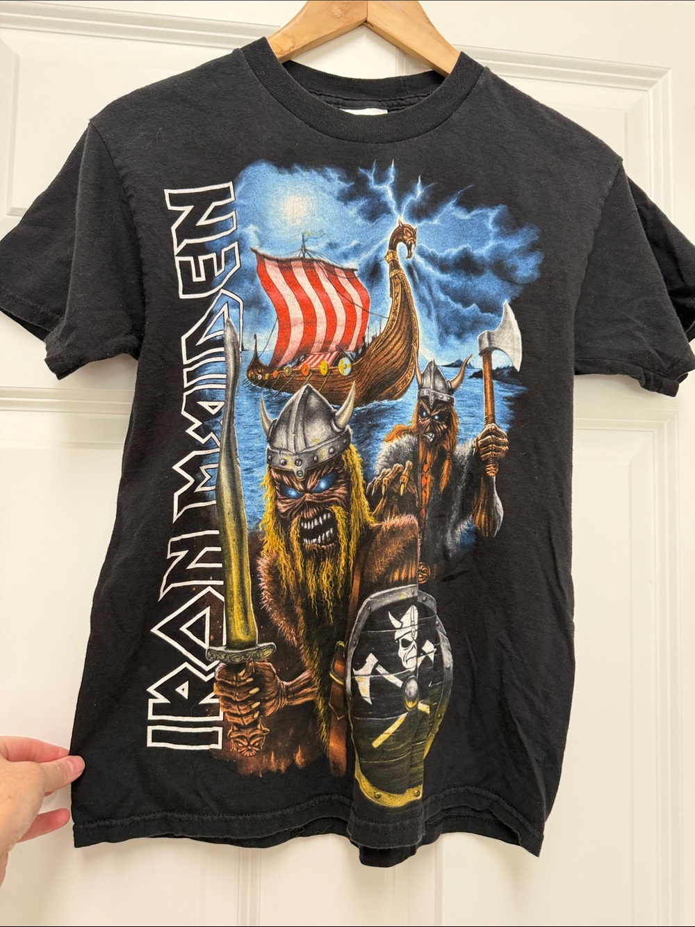 Iron Maiden A Matter of Life and Death 2006 Nordic Tour Shirt Size S
